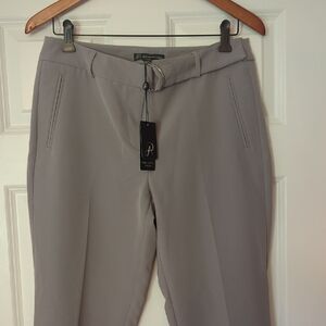 Adrianna Papell D-ring Belted Slim Fit Pants